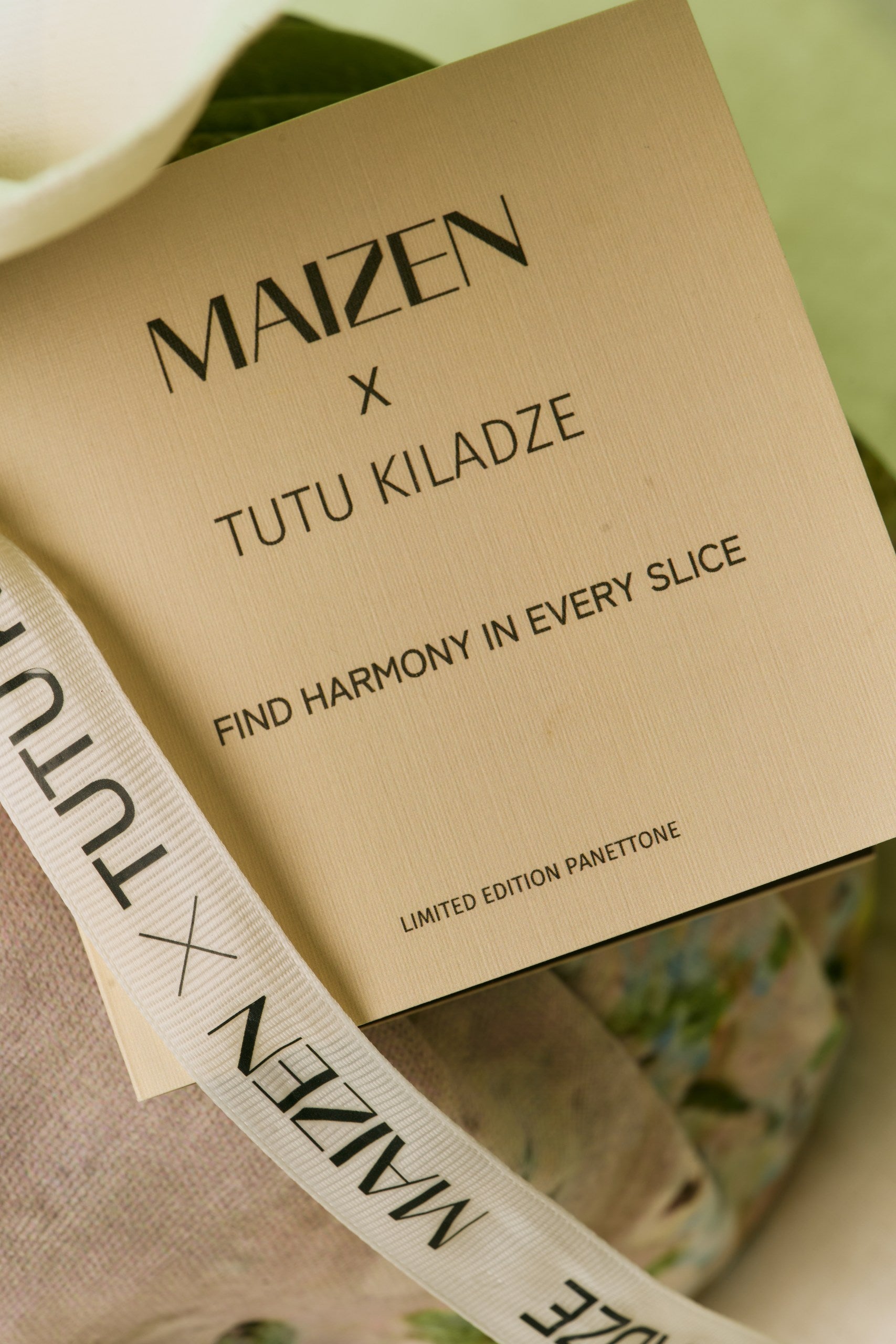 Panettone with pistachio cream